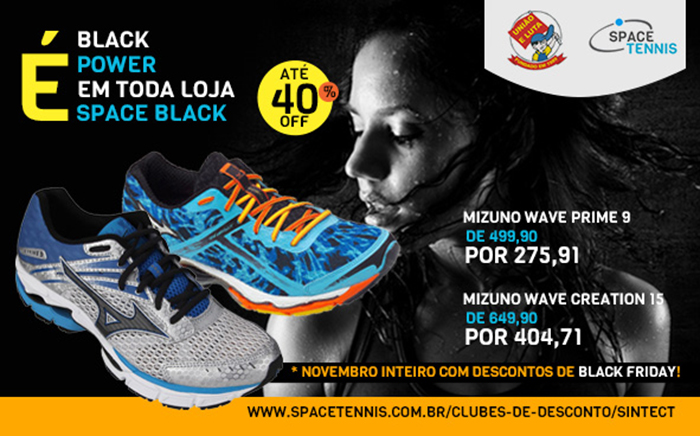 Campanha Black Friday Space Tennis