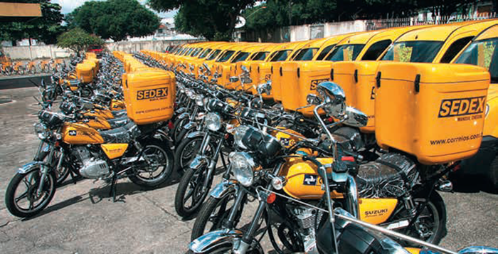 Motos dos Correios