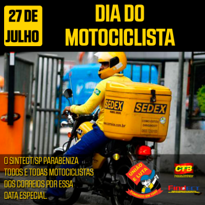 27 De Julho Dia Do Motociclista Sintect Sp